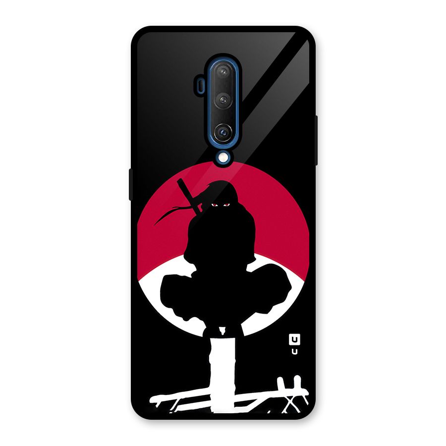 Uchiha Itachi Minimalist Glass Back Case for OnePlus 7T Pro