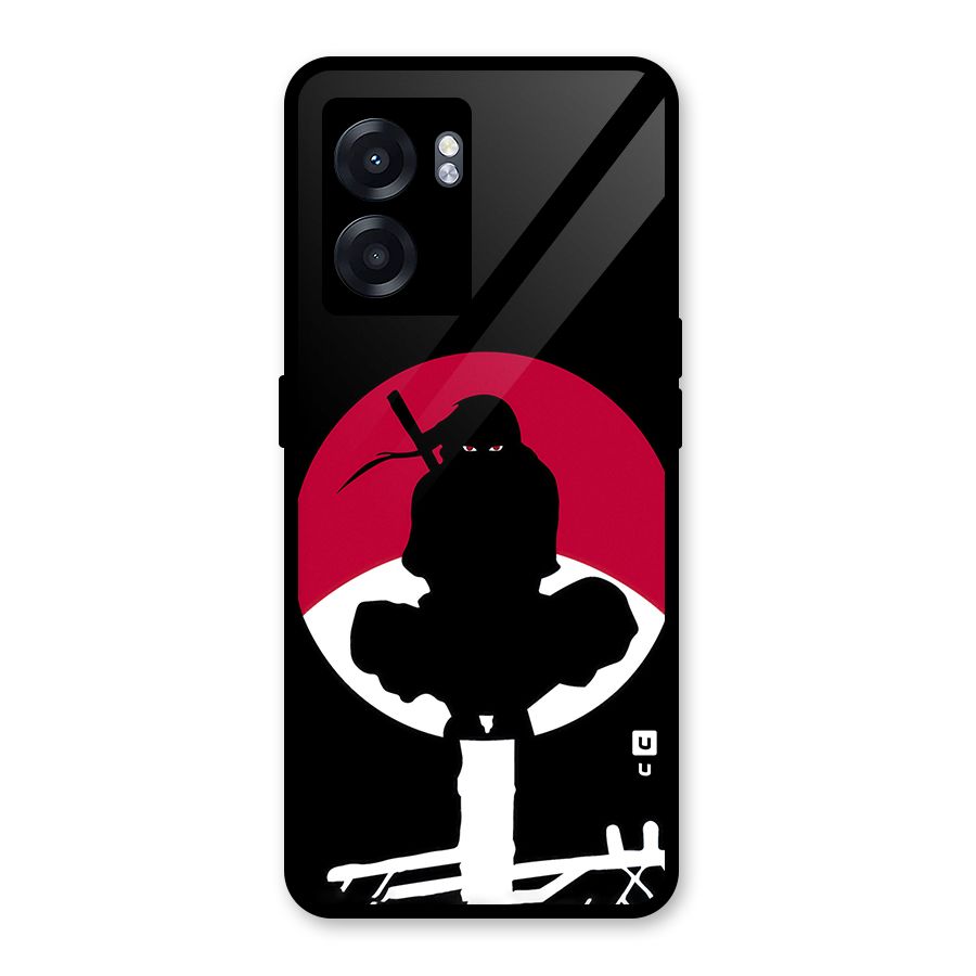 Uchiha Itachi Minimalist Glass Back Case for Realme Narzo 50 5G