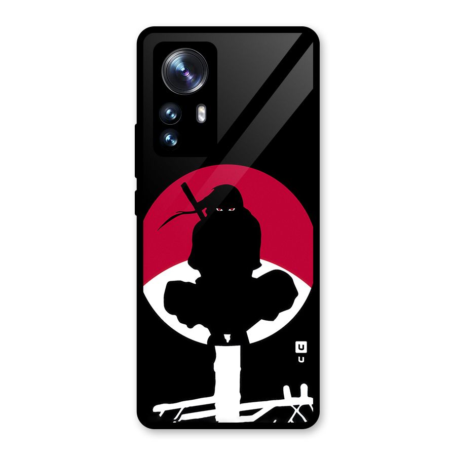 Uchiha Itachi Minimalist Glass Back Case for Xiaomi 12 Pro