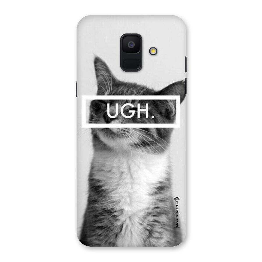 Ugh Kitty Back Case for Galaxy A6 (2018)