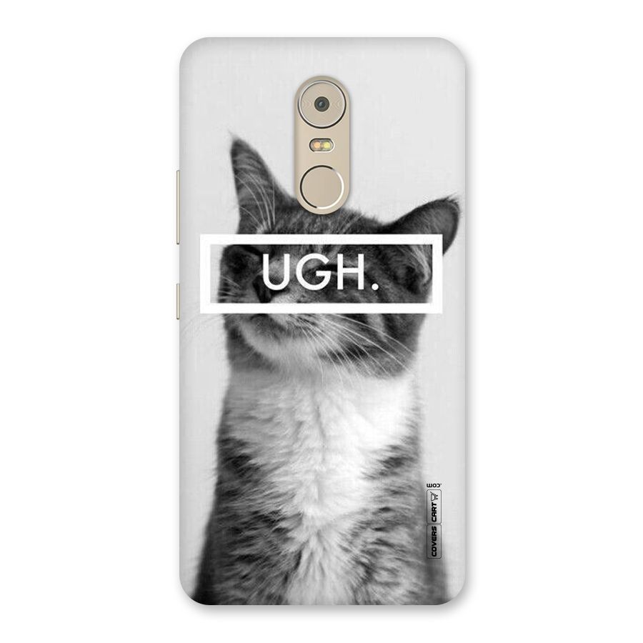 Ugh Kitty Back Case for Lenovo K6 Note