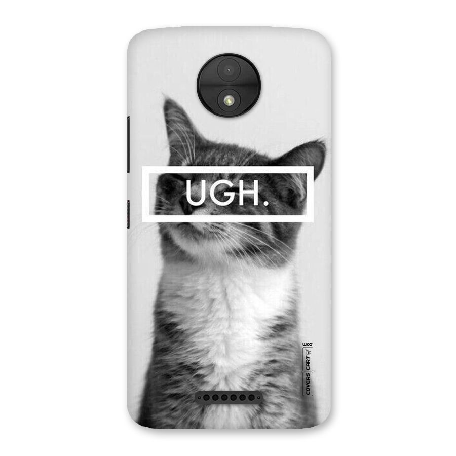 Ugh Kitty Back Case for Moto C