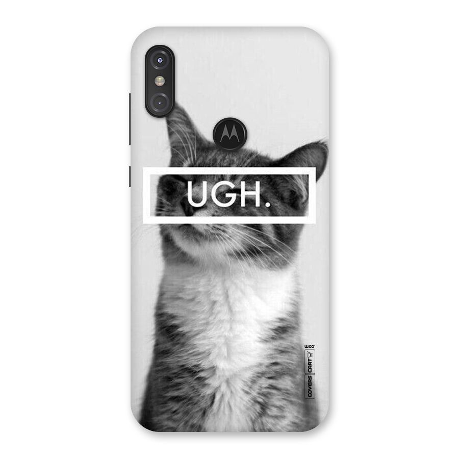 Ugh Kitty Back Case for Motorola One Power