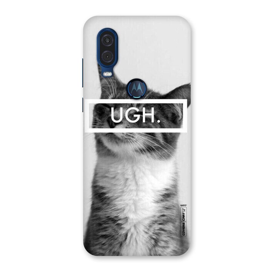 Ugh Kitty Back Case for Motorola One Vision