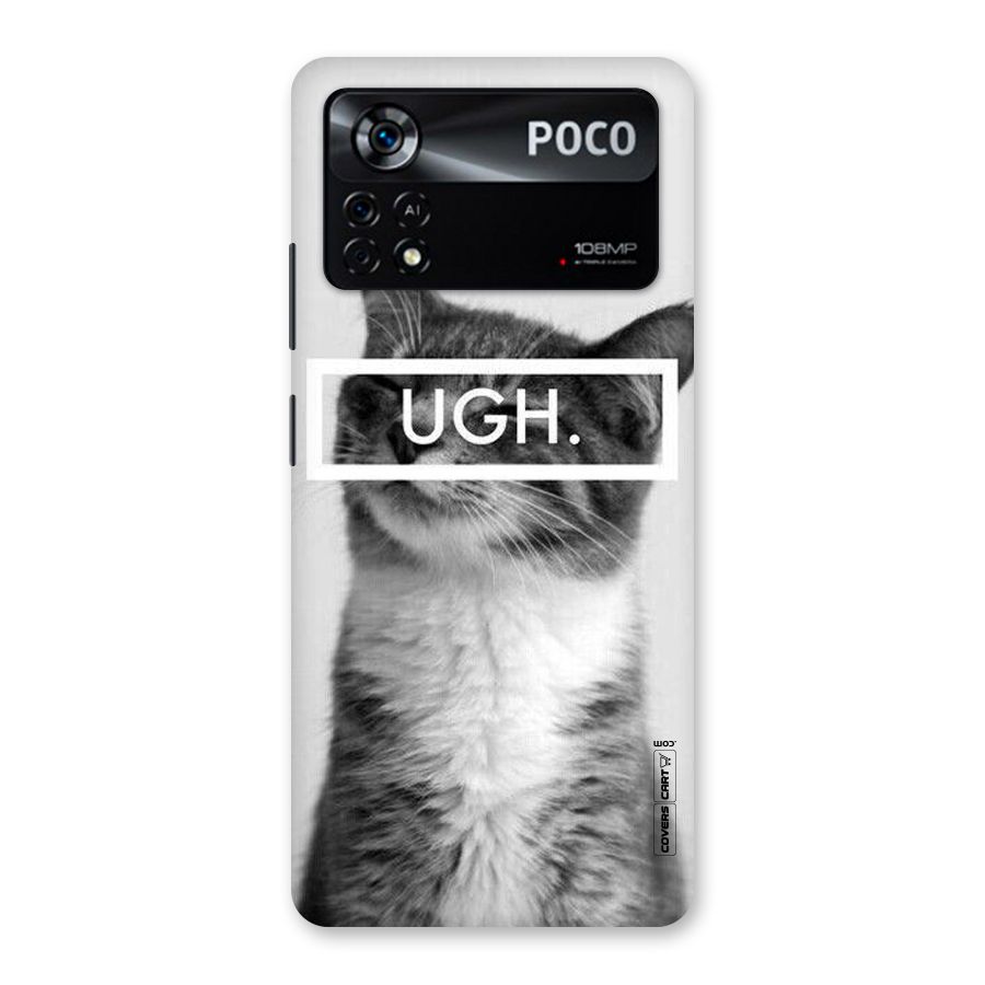Ugh Kitty Back Case for Poco X4 Pro 5G