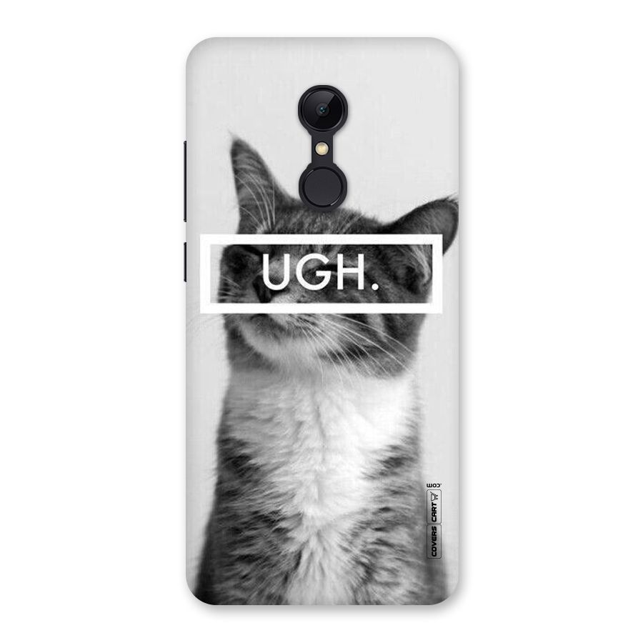 Ugh Kitty Back Case for Redmi 5