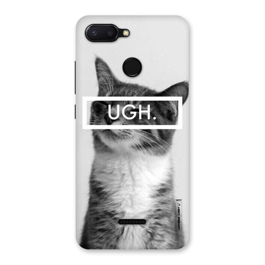 Ugh Kitty Back Case for Redmi 6