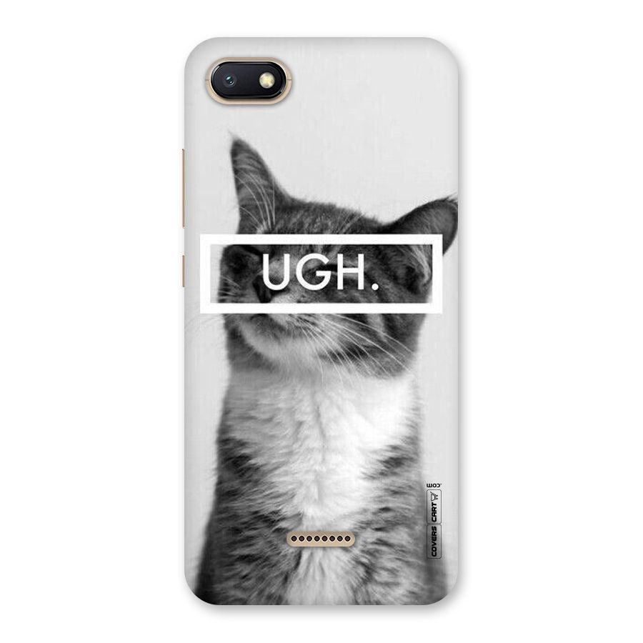 Ugh Kitty Back Case for Redmi 6A