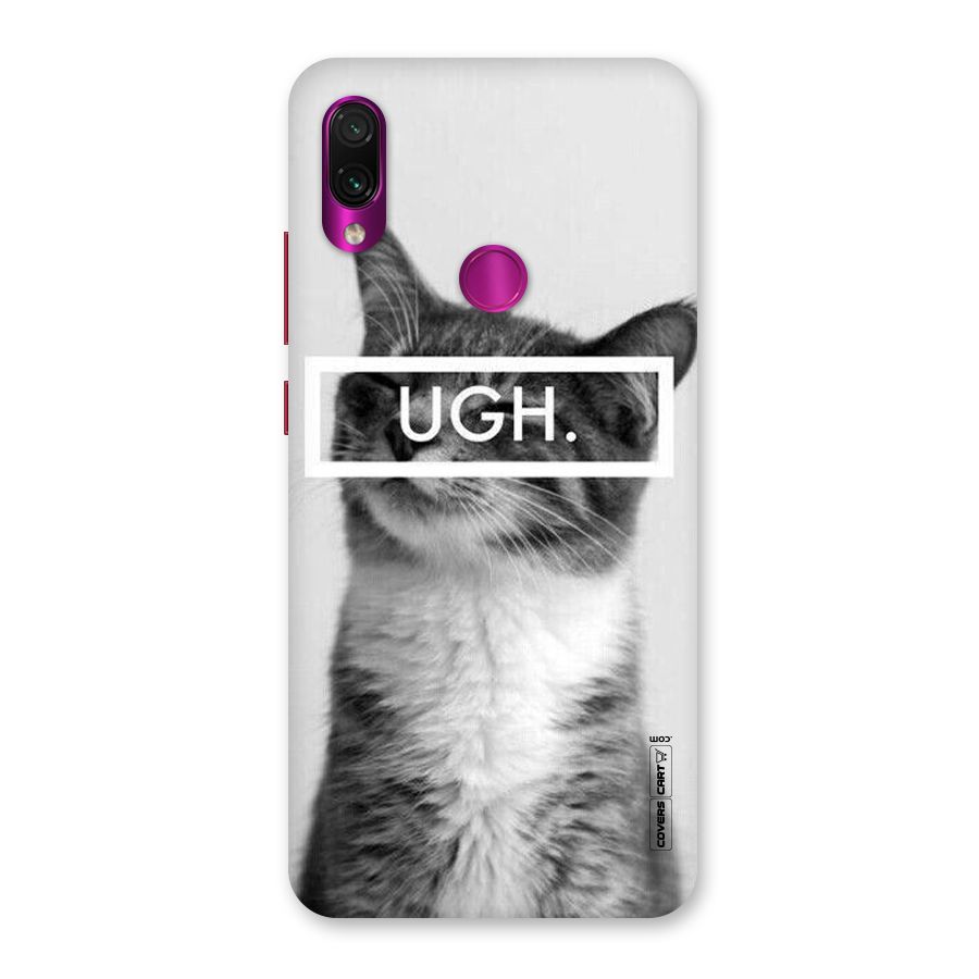 Ugh Kitty Back Case for Redmi Note 7 Pro