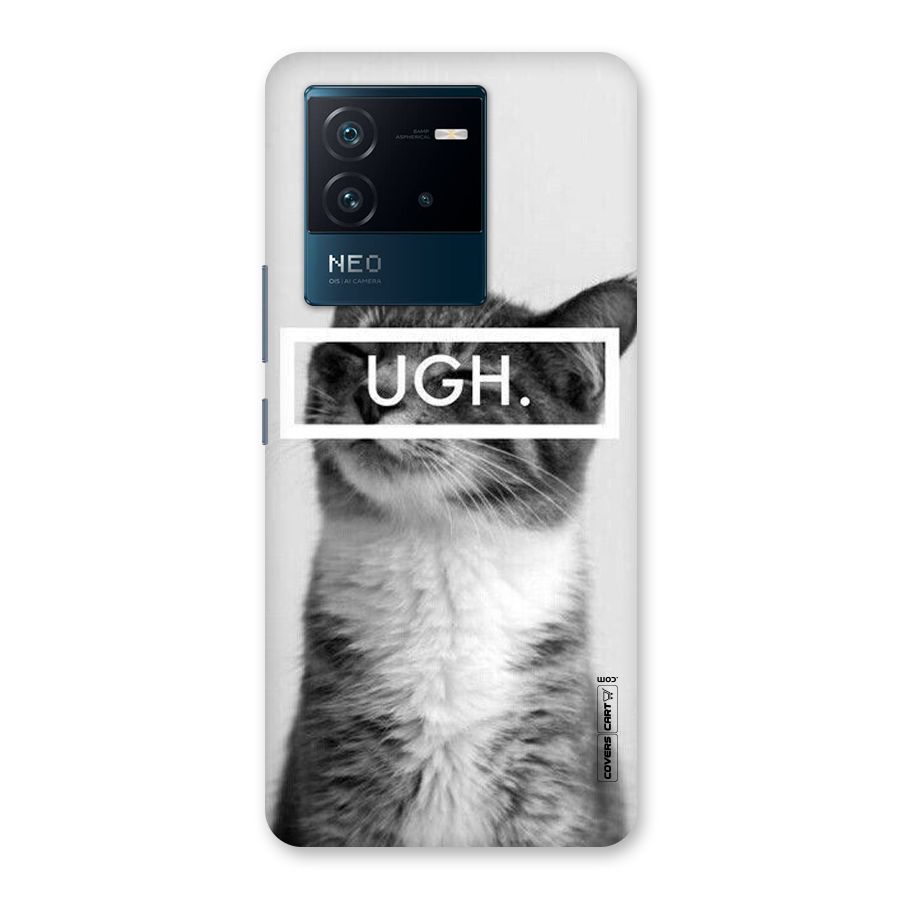Ugh Kitty Back Case for Vivo iQOO Neo 6 5G