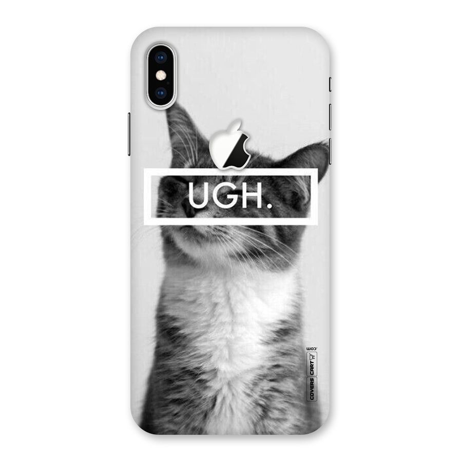 Ugh Kitty Back Case for iPhone XS Max Apple Cut