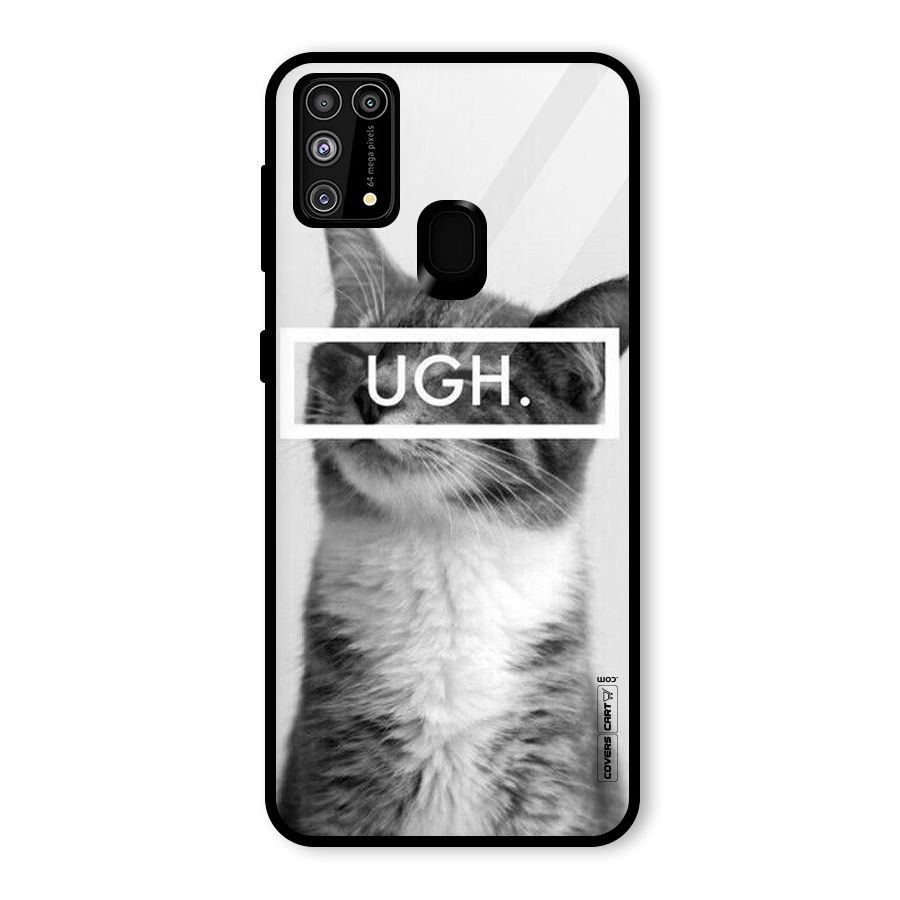 Ugh Kitty Glass Back Case for Galaxy F41