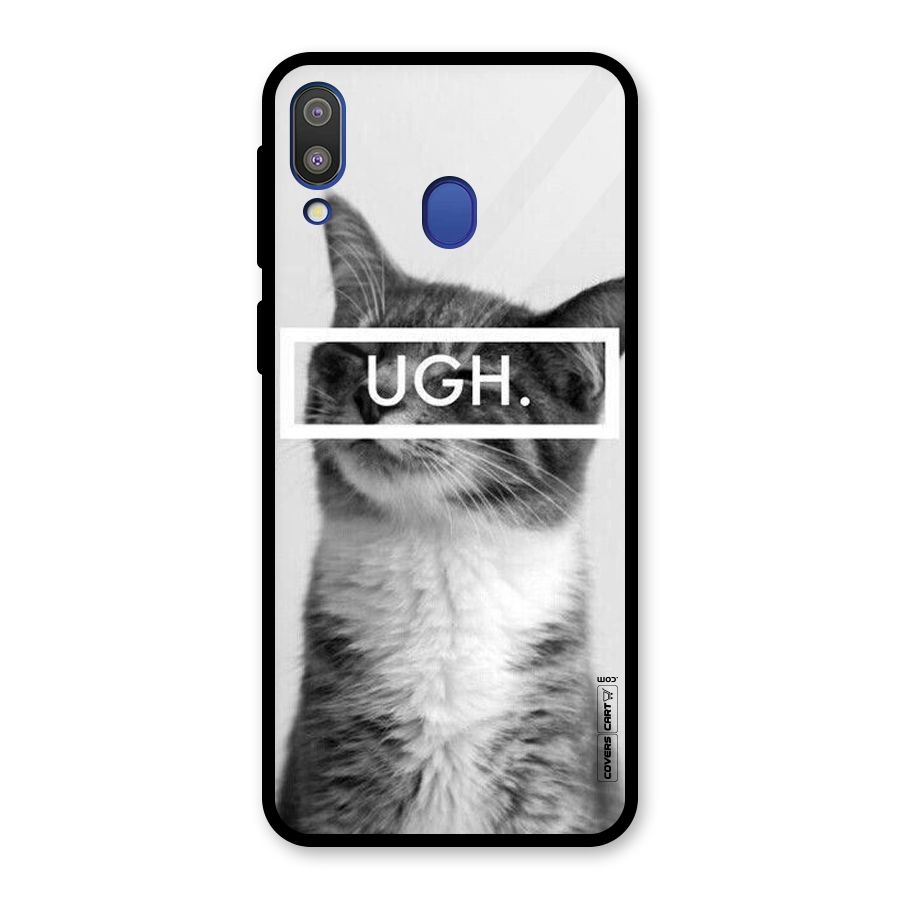 Ugh Kitty Glass Back Case for Galaxy M20