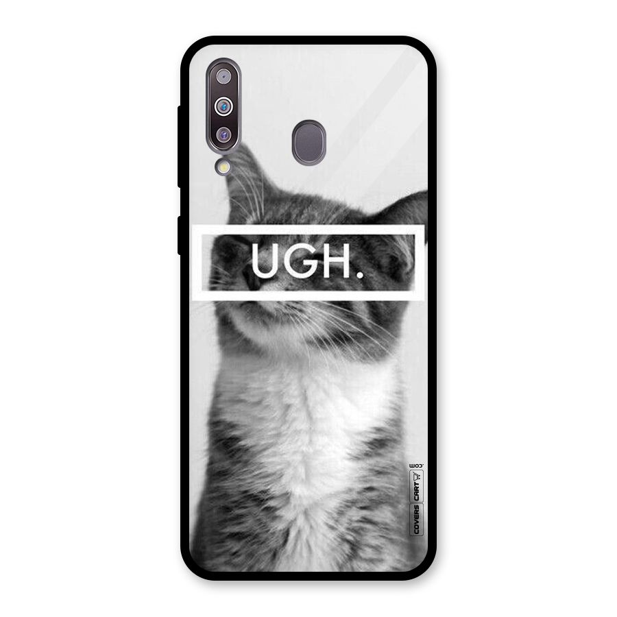 Ugh Kitty Glass Back Case for Galaxy M30