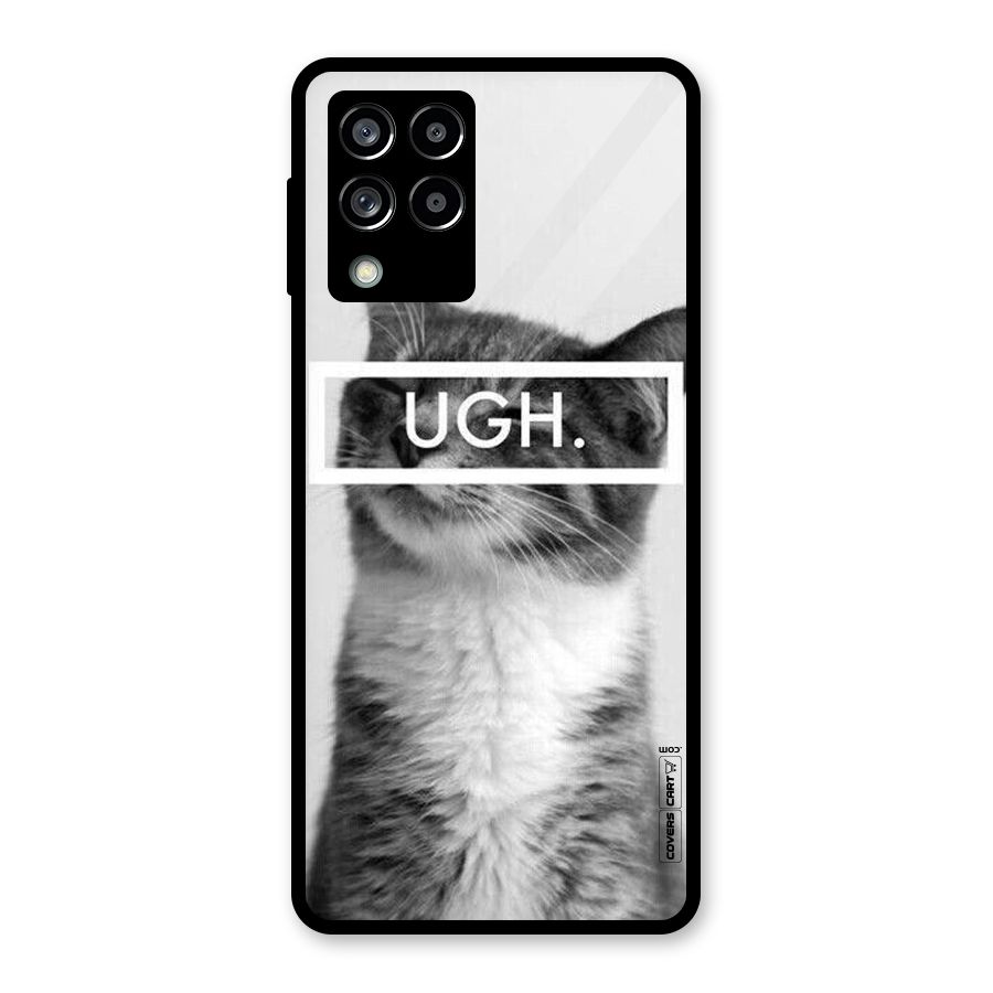 Ugh Kitty Glass Back Case for Galaxy M53 5G