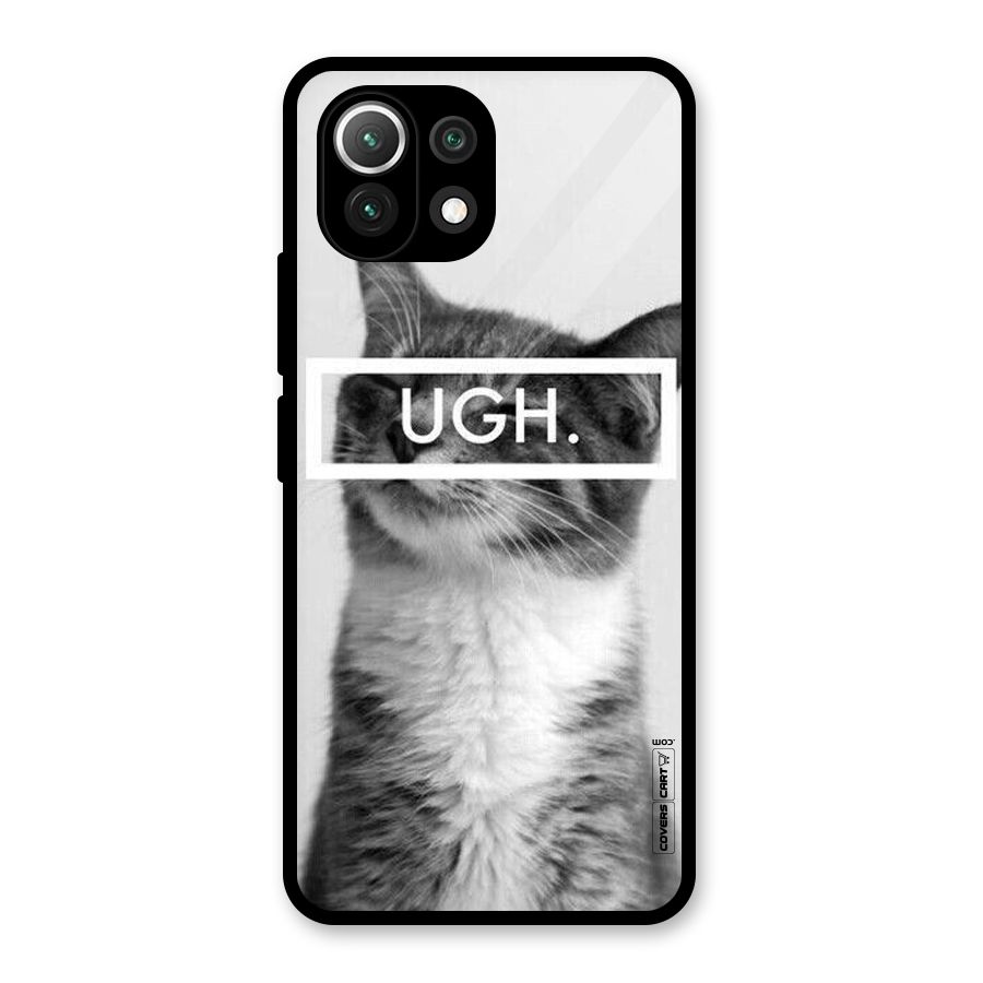 Ugh Kitty Glass Back Case for Mi 11 Lite NE 5G