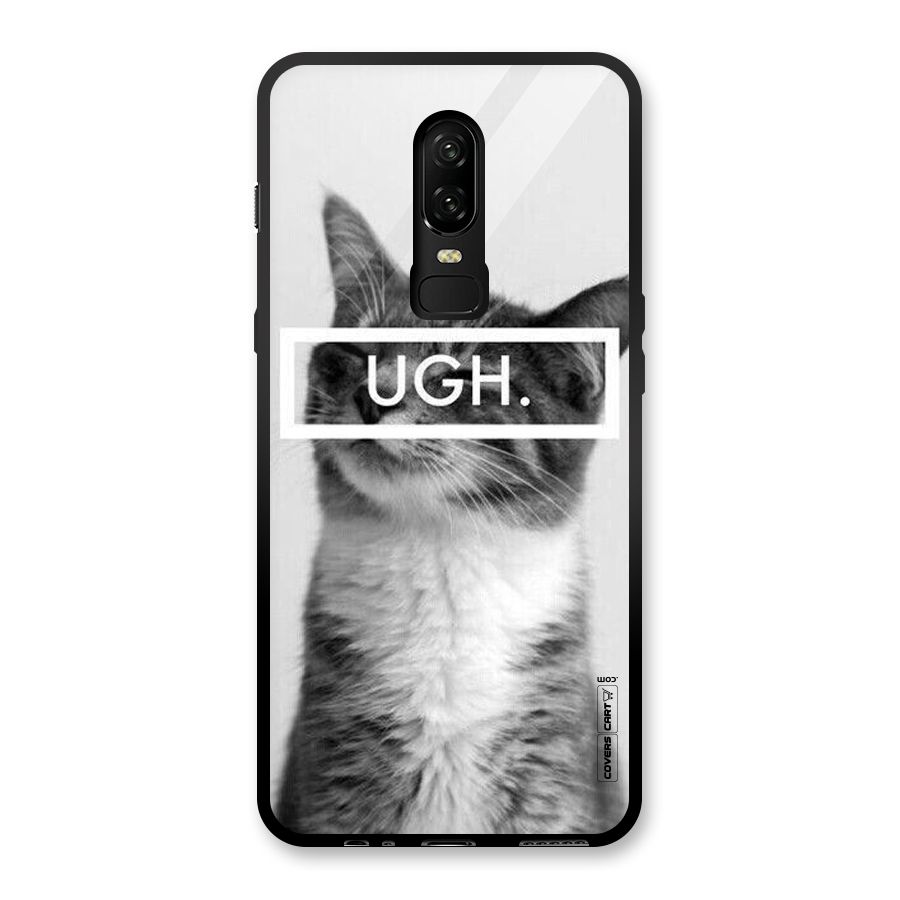 Ugh Kitty Glass Back Case for OnePlus 6