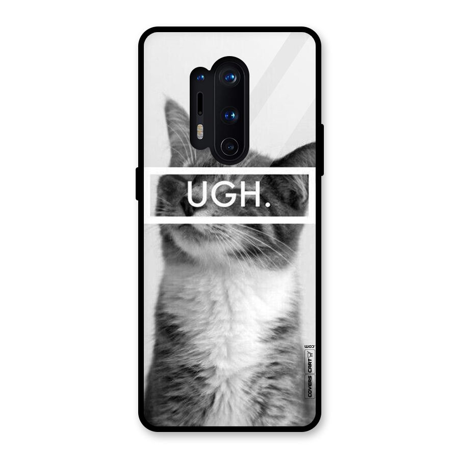 Ugh Kitty Glass Back Case for OnePlus 8 Pro