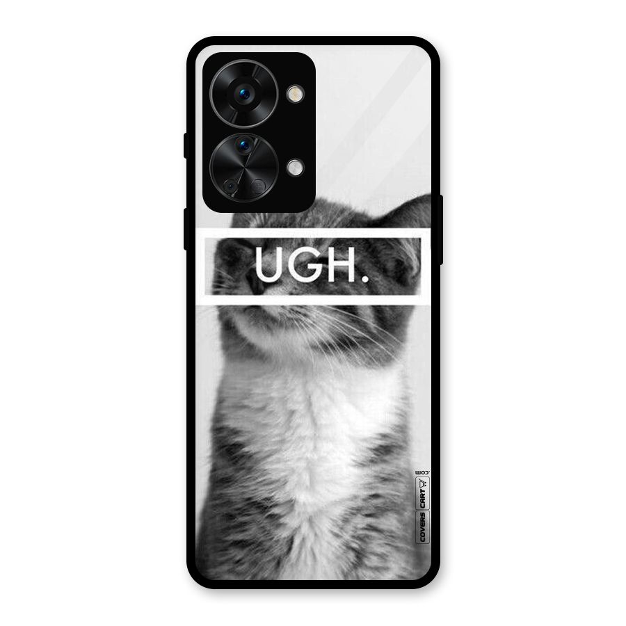 Ugh Kitty Glass Back Case for OnePlus Nord 2T