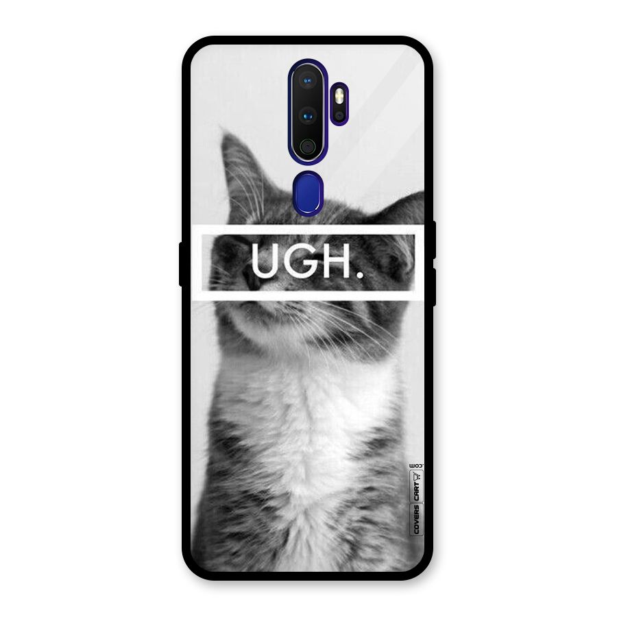 Ugh Kitty Glass Back Case for Oppo A9 (2020)