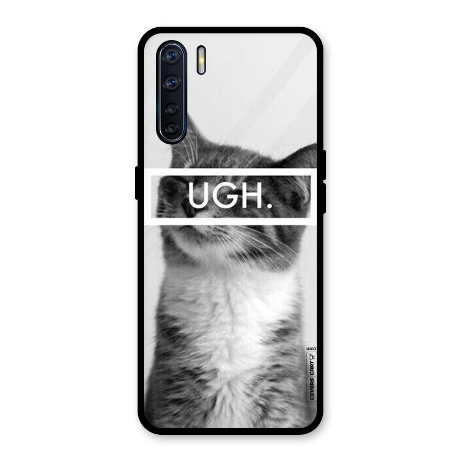 Ugh Kitty Glass Back Case for Oppo F15