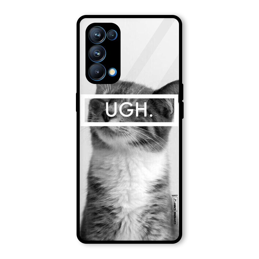 Ugh Kitty Glass Back Case for Oppo Reno5 Pro 5G
