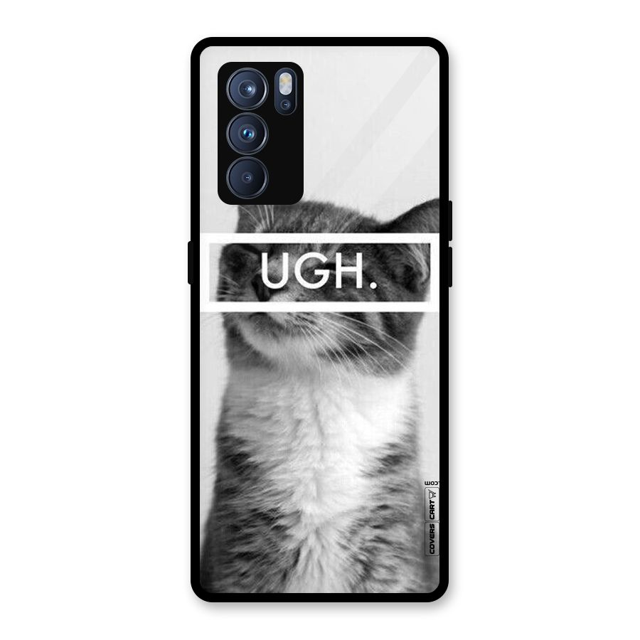 Ugh Kitty Glass Back Case for Oppo Reno6 Pro 5G