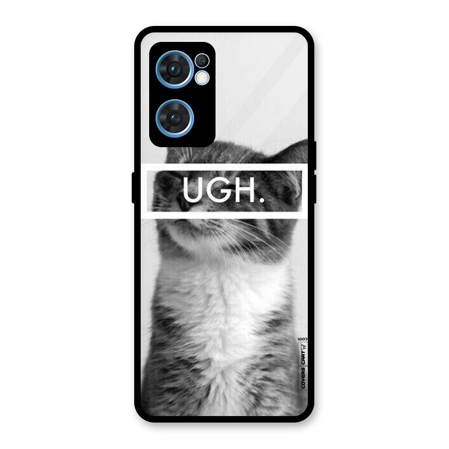 Ugh Kitty Glass Back Case for Oppo Reno7 5G