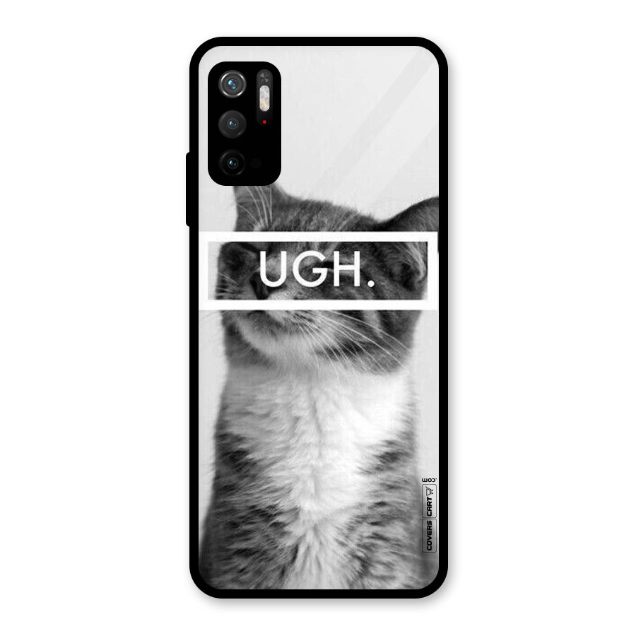 Ugh Kitty Glass Back Case for Poco M3 Pro 5G