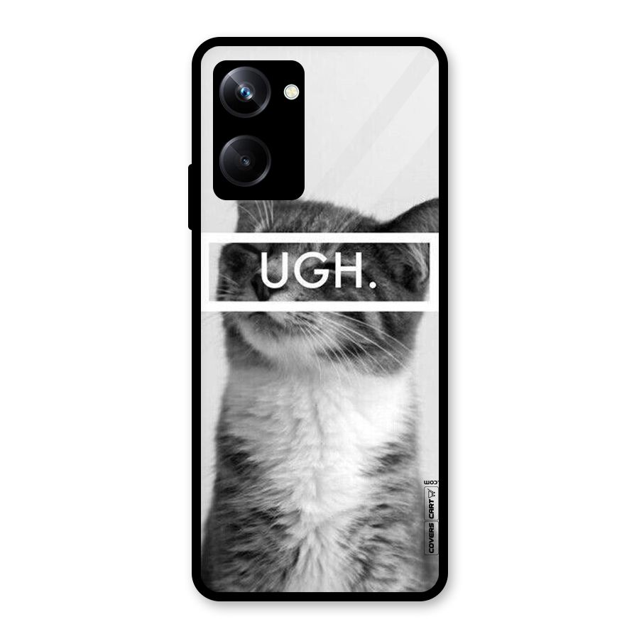 Ugh Kitty Glass Back Case for Realme 10 Pro