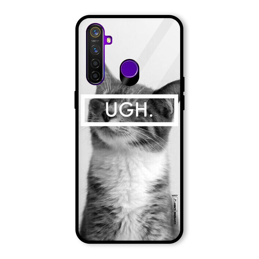 Ugh Kitty Glass Back Case for Realme 5 Pro
