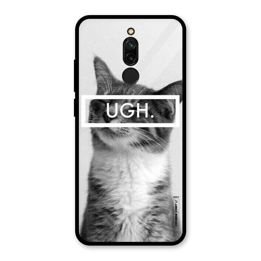 Ugh Kitty Glass Back Case for Redmi 8