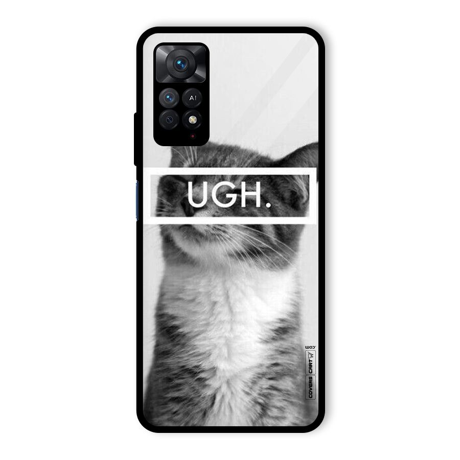 Ugh Kitty Glass Back Case for Redmi Note 11 Pro