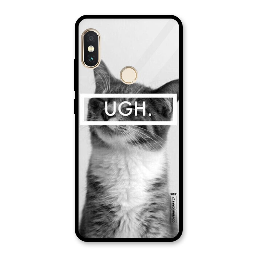 Ugh Kitty Glass Back Case for Redmi Note 5 Pro
