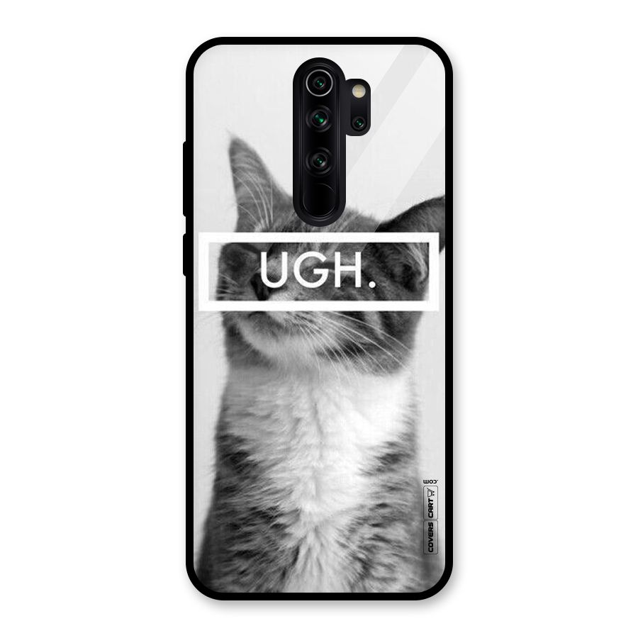 Ugh Kitty Glass Back Case for Redmi Note 8 Pro