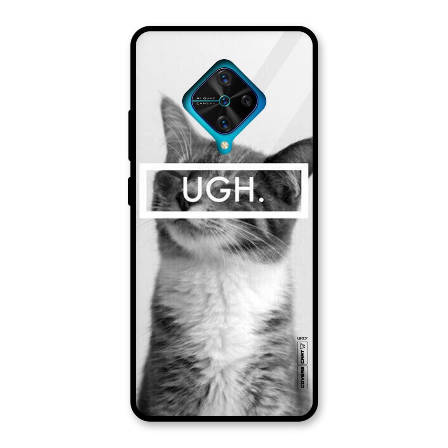 Ugh Kitty Glass Back Case for Vivo S1 Pro