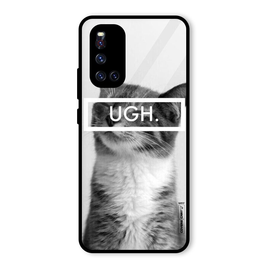 Ugh Kitty Glass Back Case for Vivo V19