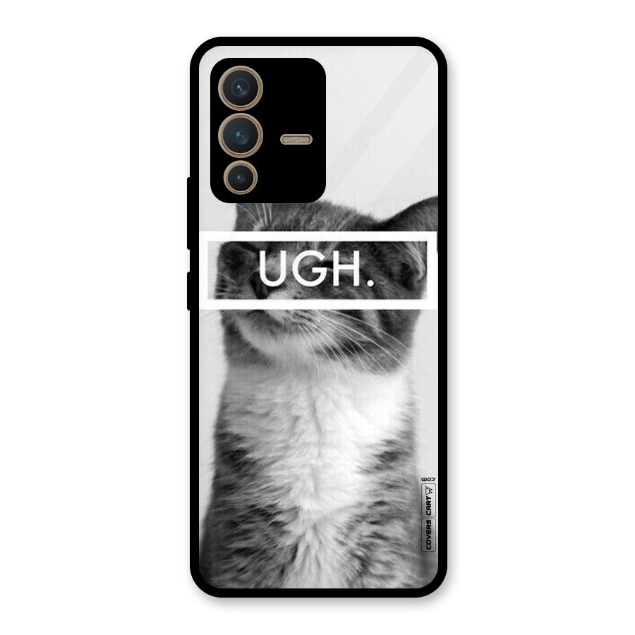 Ugh Kitty Glass Back Case for Vivo V23 5G
