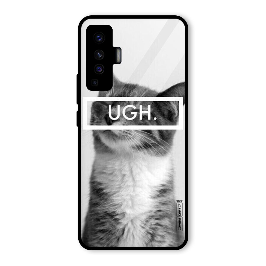 Ugh Kitty Glass Back Case for Vivo X50