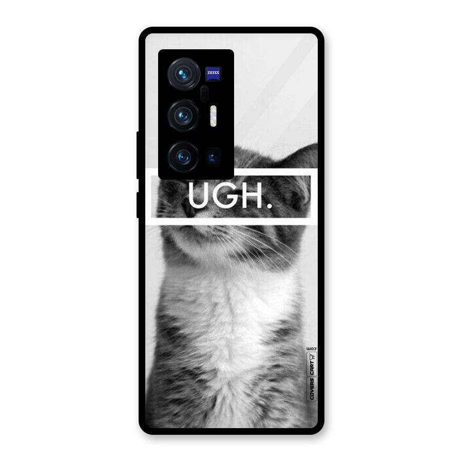 Ugh Kitty Glass Back Case for Vivo X70 Pro Plus