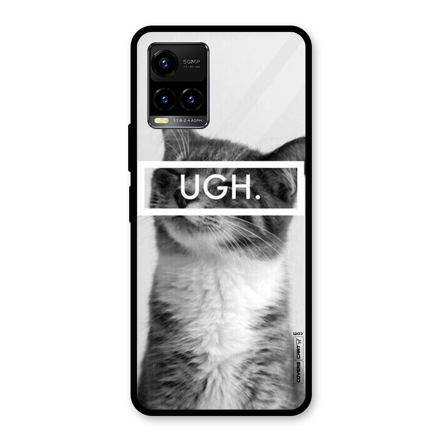 Ugh Kitty Glass Back Case for Vivo Y21T