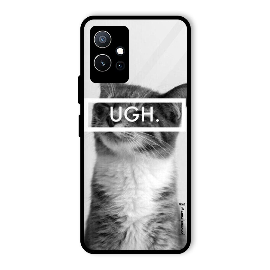Ugh Kitty Glass Back Case for Vivo Y75 5G