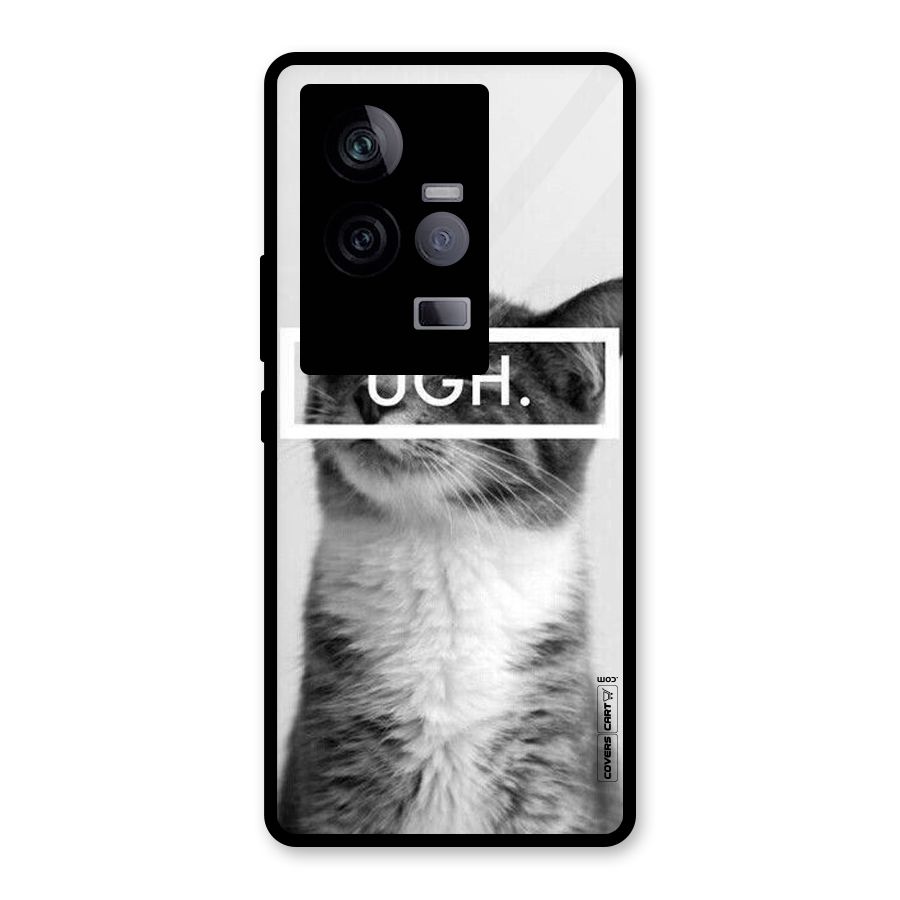 Ugh Kitty Glass Back Case for Vivo iQOO 11 5G