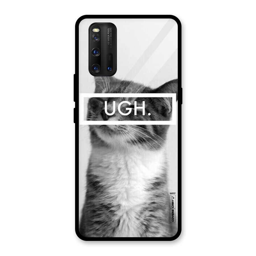 Ugh Kitty Glass Back Case for Vivo iQOO 3
