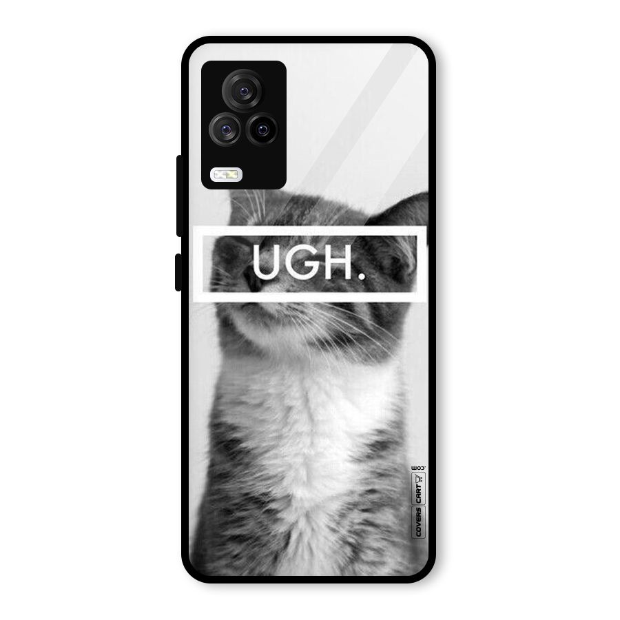 Ugh Kitty Glass Back Case for Vivo iQOO 7 Legend 5G