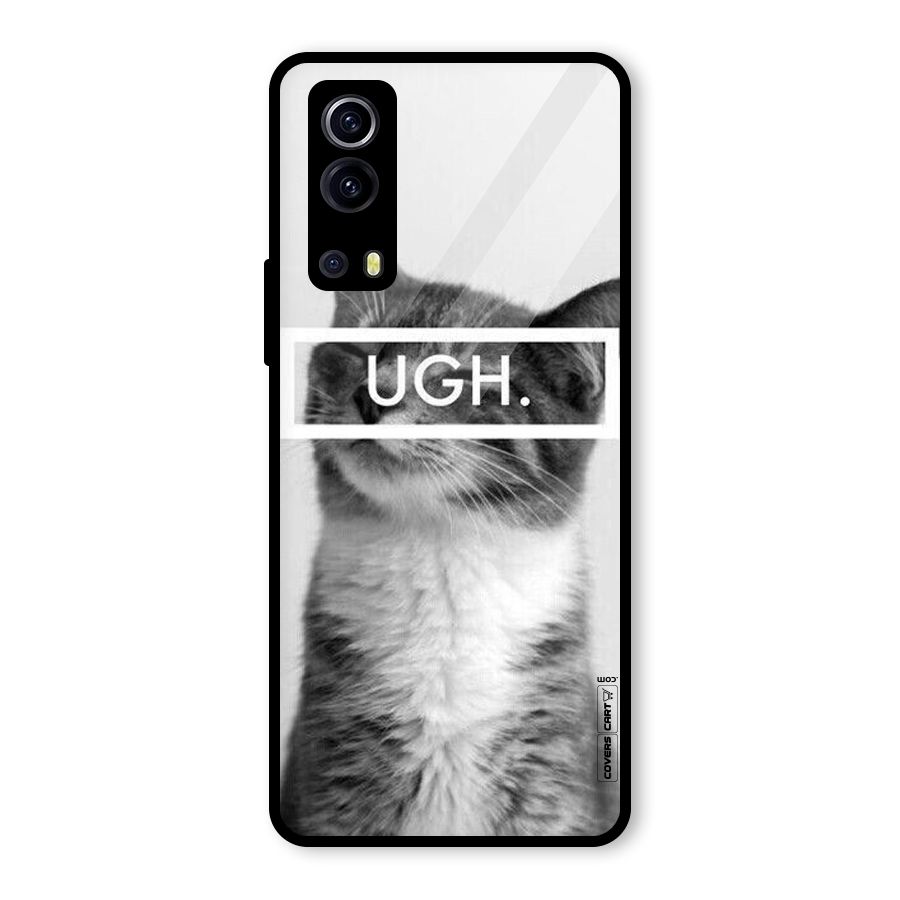 Ugh Kitty Glass Back Case for Vivo iQOO Z3