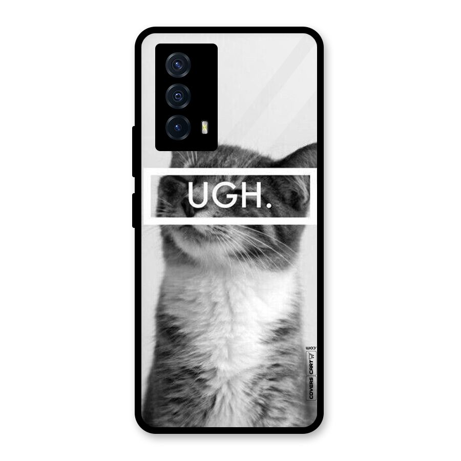 Ugh Kitty Glass Back Case for Vivo iQOO Z5
