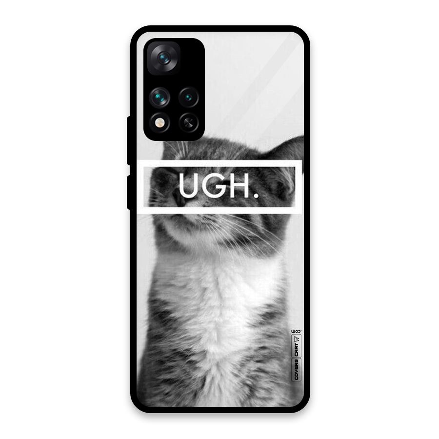 Ugh Kitty Glass Back Case for Xiaomi 11i HyperCharge 5G