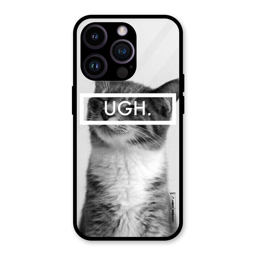 Ugh Kitty Glass Back Case for iPhone 14 Pro