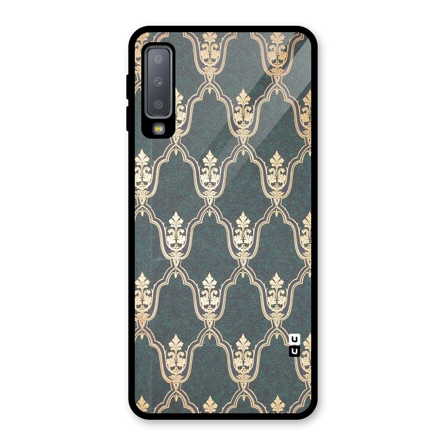 Ultra Beauty Pattern Glass Back Case for Galaxy A7 (2018)